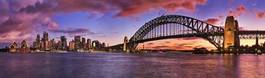 Naklejka australia wieża most woda zatoka