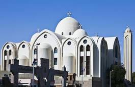 Naklejka afryka kościół egipt architektura katedra