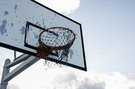 Fototapeta ruch koszykówka niebo zdrowy błękitne niebo
