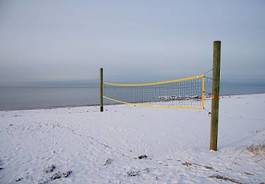 Fotoroleta szwecja plaża woda lód pole
