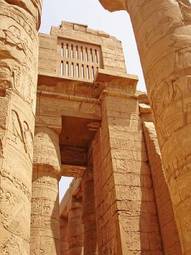 Naklejka egipt antyczny architektura