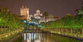 Fotoroleta fontanna ogród zamek hiszpania pałac