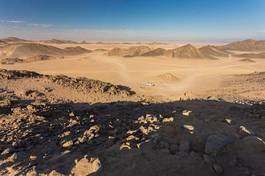 Obraz na płótnie pustynia maszyna niebo góra egipt