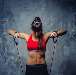 Fotoroleta siłownia portret fitness