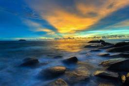 Naklejka morze wybrzeże indonezja lato azja