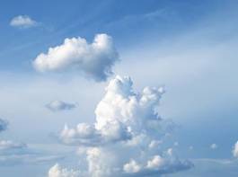 Plakat spokojny niebo cloudscape pionowy
