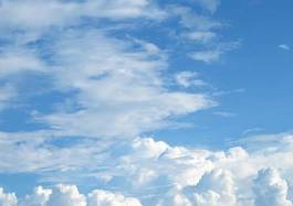 Naklejka niebo spokojny cloudscape metafora gładki