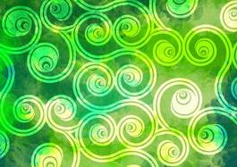 Fotoroleta abstrakcja spirala wzór żółty koło