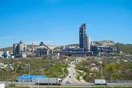 Fotoroleta concrete plant. russia