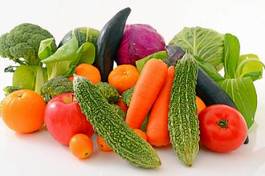 Naklejka warzywo kosmetyk świeży rynek rolnictwo