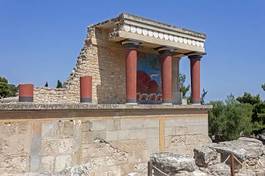 Naklejka świątynia obraz grecki