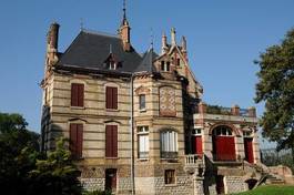 Naklejka architektura francja zamek