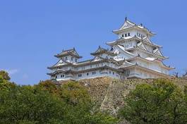 Fotoroleta japonia zamek azja architektura niebo
