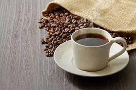Naklejka obraz kawiarnia kawa