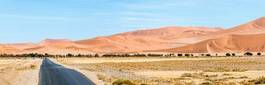Naklejka wydma droga pustynia