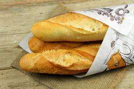 Naklejka francja jedzenie podudzie chleb obiad