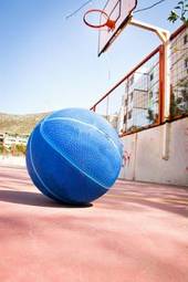 Naklejka koszykówka piłka ulica miejski