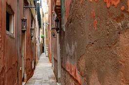 Naklejka architektura włoski miejski droga ulica