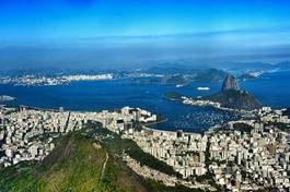 Fototapeta wzgórze panoramiczny tramwaj brazylia lato