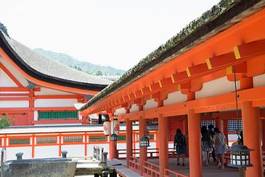 Obraz na płótnie świątynia sanktuarium japonia celebracja hiroszima
