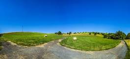 Naklejka natura łąka panorama