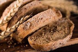 Naklejka jedzenie pszenica mąka chleb