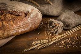 Fotoroleta jedzenie pszenica mąka stary natura