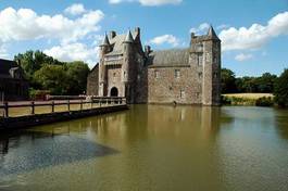 Obraz na płótnie zamek park woda francja
