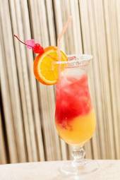 Fotoroleta cocktail with orange
