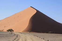 Naklejka pustynia wydma czerwony namibia