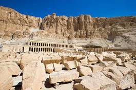 Naklejka egipt król świątynia antyczny dolina