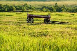 Obraz na płótnie pole wioska retro łąka stary