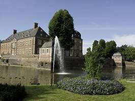 Obraz na płótnie zamek park barok schlosspark 