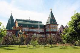 Fototapeta wooden palace in kolomenskoe, moscow