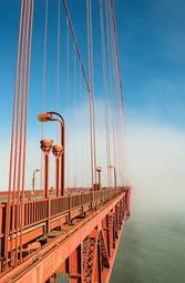 Obraz na płótnie zatoka most kalifornia poziomy
