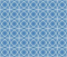 Obraz na płótnie wzór okrągły niebieski