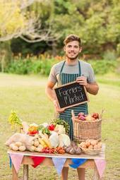 Fotoroleta rynek świeży warzywo rolnictwo zdrowy