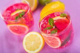Fotoroleta owoc zdrowy lód cytrus napój