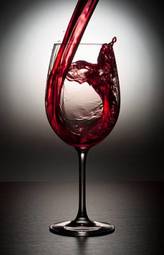 Naklejka napój jedzenie wino alkohol czerwony