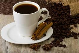 Naklejka kawiarnia filiżanka napój kawa filiżanka do kawy