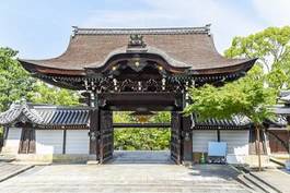 Naklejka japonia architektura azja świątynia wejście