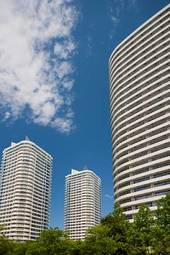 Obraz na płótnie architektura park krajobraz błękitne niebo japonia