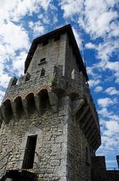 Obraz na płótnie torre del museo di san marino.