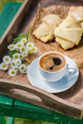 Naklejka kawiarnia mokka cappucino kawa