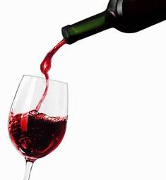 Obraz na płótnie zabawa elegancja degustacja butelka do wina czerwony