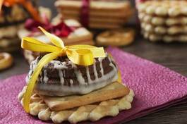 Obraz na płótnie deser jedzenie belgia czekolada ciasteczko