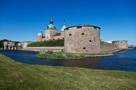 Naklejka zamek europa skandynawia szwecja architektura