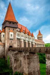 Naklejka europa rumunia zamek architektura most