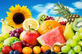 Obraz na płótnie witamina owoc fitness jedzenie
