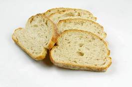 Obraz na płótnie świeży chleb kromka akcja